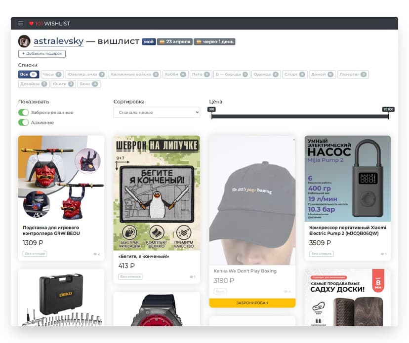 Фотография поста